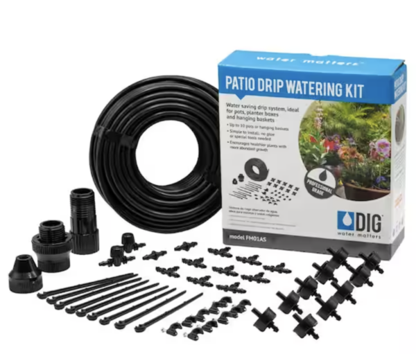 drip irrigation kit | green home coach | home depot