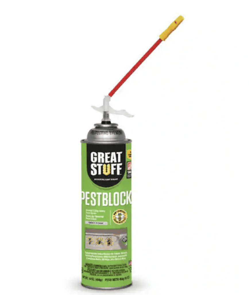 Pest Block Pestblock Insulating Spray Foam Sealant with Quick Stop Straw - Green ...